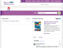 Tablet Screenshot of capriceinc.com